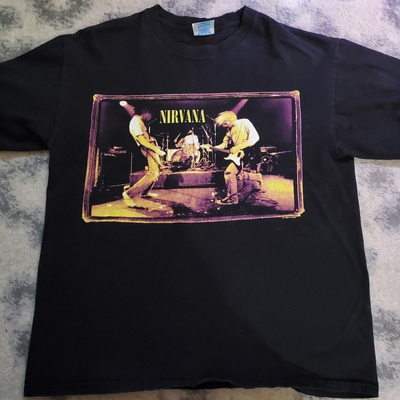 Vintage 1996 Nirvana Muddy Banks Europe Tour Tshirt - Picture 9 of 10